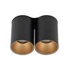 EYE TONE II Deckenleuchten 8087 Nowodvorski Schwarz-Gold 2xGU10 Deckenstrahler Modern