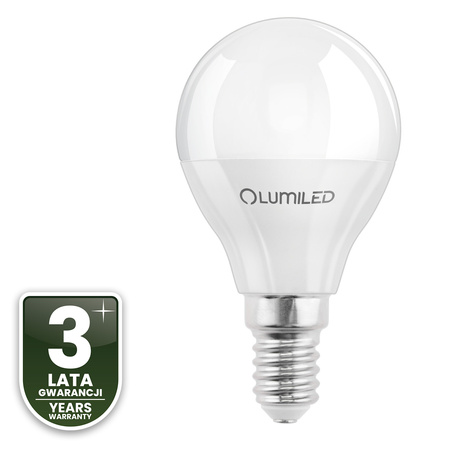 Lampen E14, Glühbirne P40 5W = 40W 470lm 4000K 180° neutral LUMILED