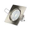 Deckenleuchte Unterputzmontage GU10 quadratisch satiniertes Nickel VT-779 V-TAC