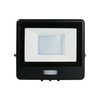 LED Fluter 30W 2340lm 3000K IP65 Schwarz mit Muffe, Bewegungssensor und CUT-OFF-Funktion Samsung Chip VT-138S-B V-TAC
