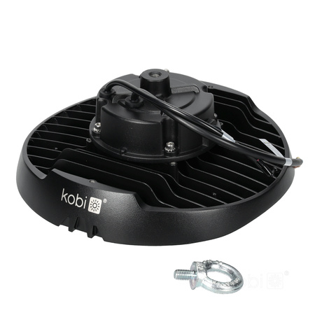 Industrieleuchte LED High Bay 150W 24000lm 4000K Neutral Schwarz IP65 IK07 Nina Pro Kobi