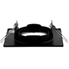 Einbaustrahler GU10, MR16 Einbauspot HALOGEN Quadrat beweglich Schwarz Blech PICTOR LUMILED