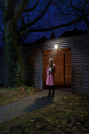 27W 4000K IP55 Graues LED Fluter mit LEDVANCE Floodlight Endura Pro Bewegungssensor