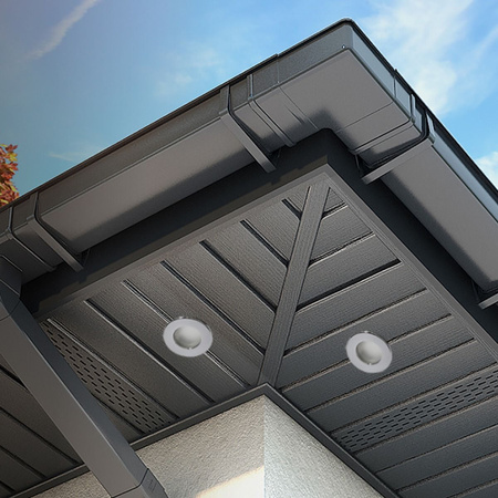 HALOGEN hermetisches Badleuchten-Set AQUS chrom IP44 + LED GU10 6W 6500K Lumiled