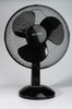 Schreibtischventilator Luftzirkulator Stehtischventilator 49 cm 30 W Schwarz