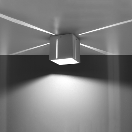 Anbauleuchte PIXAR G9 Cube Weiß SOLLUX