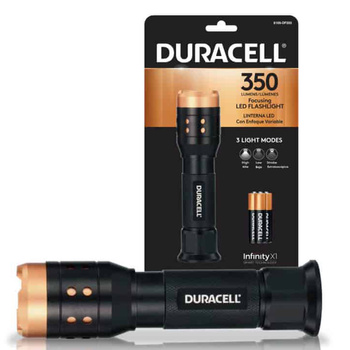 Aluminium-LED-Taschenlampe taktische Handbatterie 3 x AAA 350lm 3 Modi DURACELL