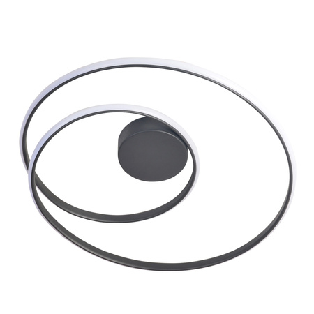 Dekorative LED-Deckenleuchte 40W 3700lm 4000K Neutral Schwarz ZEFIRA Sanico Goldlux