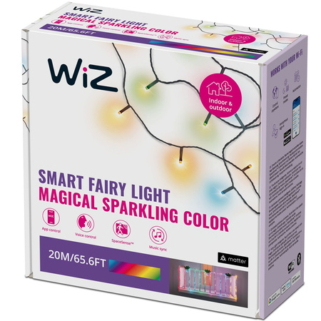 Weihnachtsbaum-Lichterkette 20m FAIRY 2700-5000K + RGB SMART WiFi WiZ