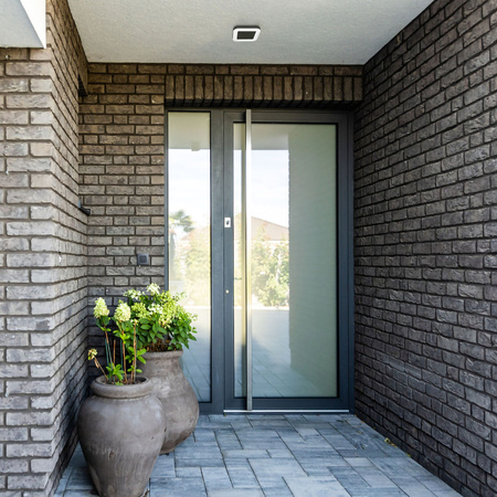 Plafond LED-Lampe 15W 1125lm 5000K Neutral 120° IP65 IK07 Anbaumontage Schwarz VIDEX