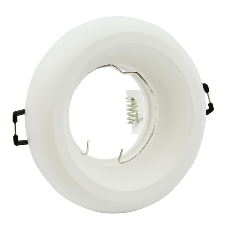 Helios GOLDLUX (Polux) Gips-Deckeneinbauleuchte rund mattweiß MR16