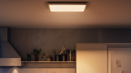 Panel LED Deckenanbauleuchte 60x60 cm 46.5W 3750lm IP20 Weiß Ambiente TW Weiß Smart SMART Zigbee Bluetooth Aurelle Philips HUE