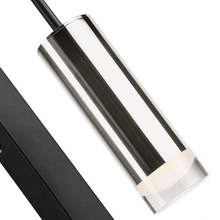 Wandleuchte DIEGO E27 Schwarz Chrom KM-1.124 Lamkur