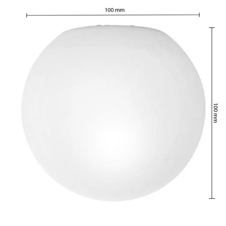 G9 Glaskugel Schirm für Bali-10 Lampen Milky 10cm Masterled