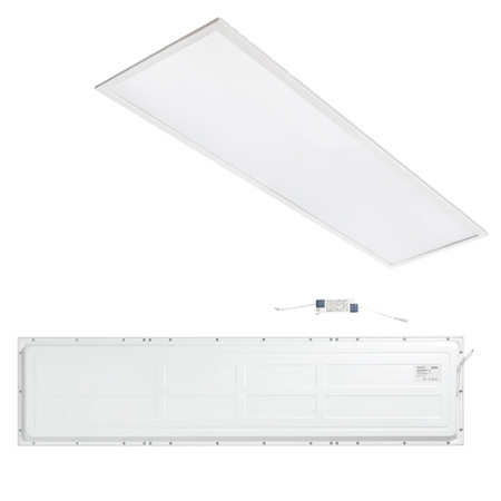 LED Flächenpanel 36W 4320lm 4000K 90° Neutral UGR<19 Weiß 30x120cm Capri Pro Kobi