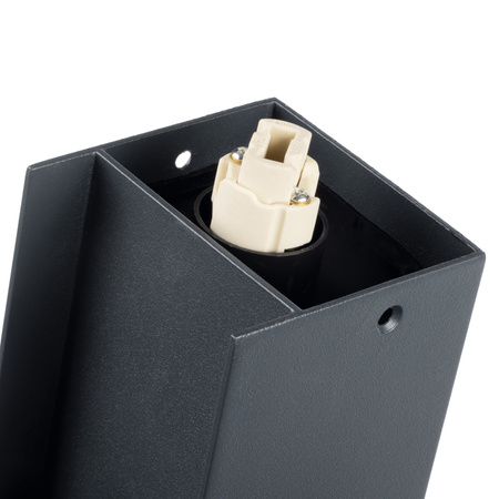 G9 IP44 anthrazit DASTEN KANLUX Outdoor Gartenleuchte Post