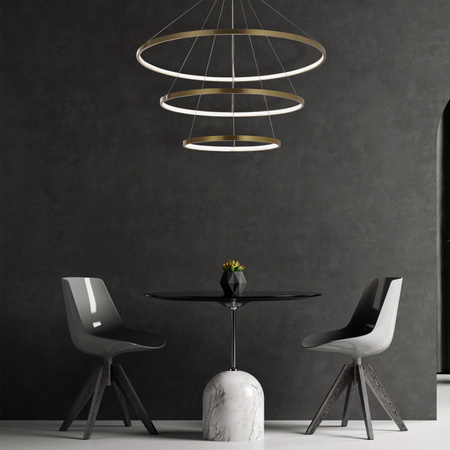 LED-Deckenpendelleuchte 60W 8000lm 4000K Neutral 120° Gold LEA Sanico Goldlux