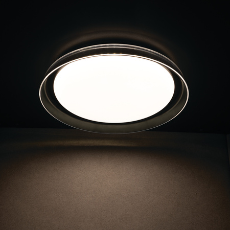 LED Plafond NIFU Deckenleuchte 17.8W Weiß-Schwarz KANLUX