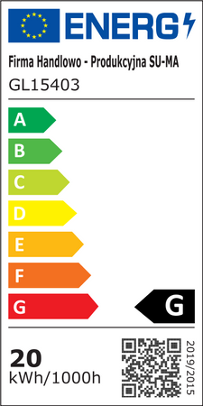 Außenstehende Gartenleuchte LED Evo GL15403 20W 1200lm 4000K Neutral 80cm Su-Ma