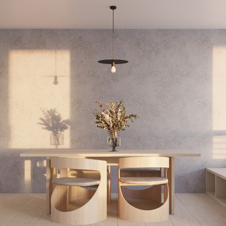 LED-Hänge-Deckenleuchte FLAVIO E27 Ausleger Schwarz SOLLUX