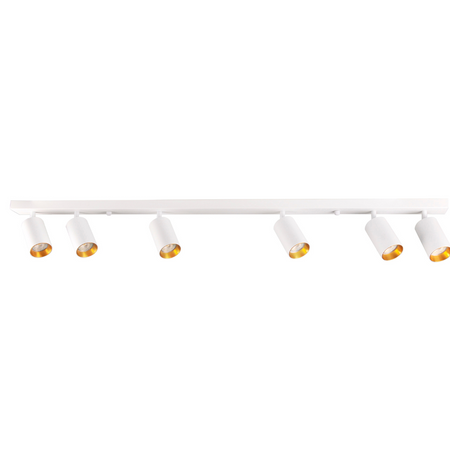 Streifenlampe Decken- und Wand-LED-Leuchte 6 xGU10 MARIBEL Weiß GOLDLUX (Polux)