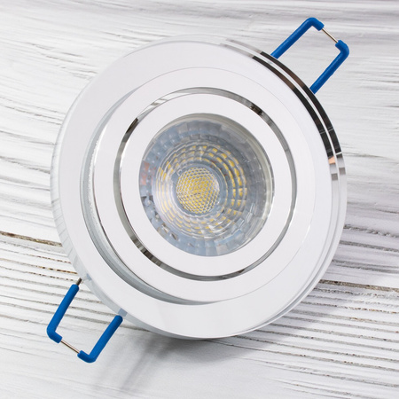 Glas-Einbaustrahler GU10, MR16 Einbauspot HALOGEN Runde beweglich ARIAN LUMILED