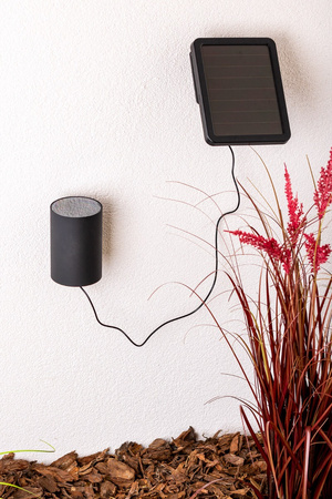 Wandleuchte LED Solar Gartenleuchte Fassade 3000K IP44 Up Down Dämmerungssensor