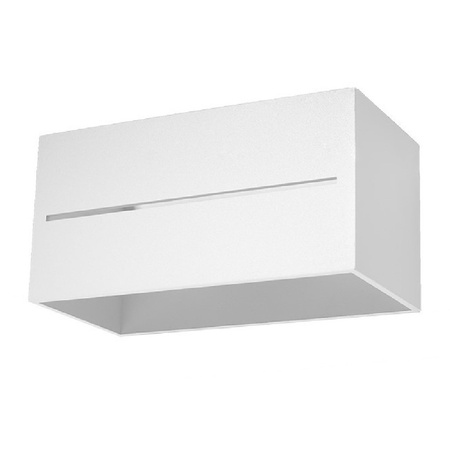 LED LOBO MAXI 2xG9Wandleuchte Top Down Rechteckig Weiß SOLLUX