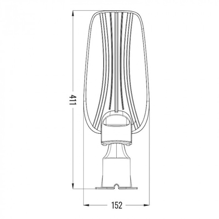 LED-Straßenlampe 50W 6500lm 4000K Neutral IP65 130lm/W PREMIUM Ecolight