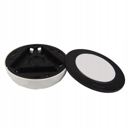 2x LED selbstklebende runde Unterschrankleuchte 4000K 3xAAA batteriebetrieben Weiß