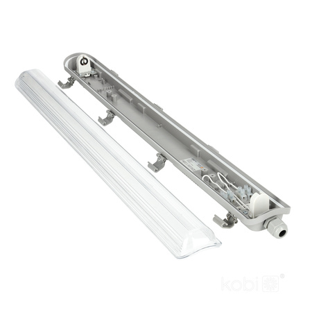 G13 IP65 Grau Hermetische LED-Leuchtstofflampe Kobi