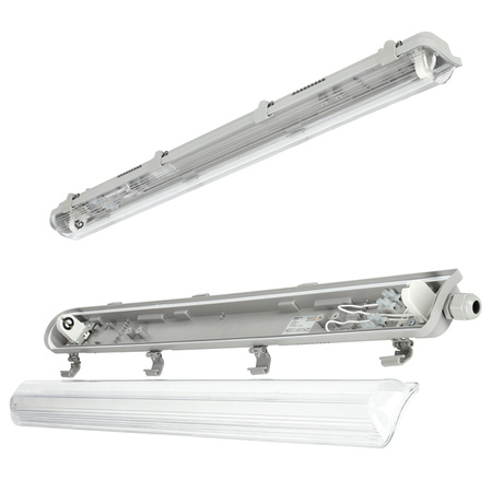 G13 IP65 Grau Hermetische LED-Leuchtstofflampe Kobi