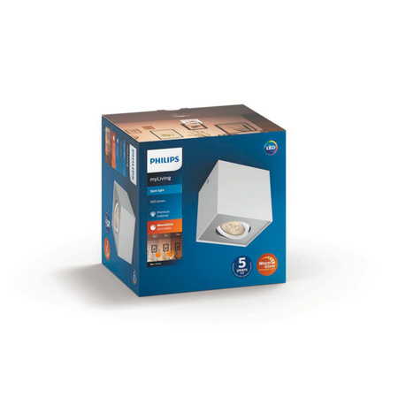 LED-Halogen-Anbauleuchte 4,5W BOX Moving white PHILIPS