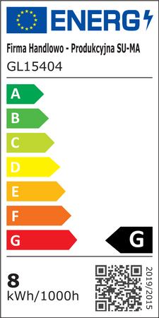 Außengarten-Fassadenlampe WANDLEUCHTE LED Evo GL15404 8W 560lm 4000K Neutral Su-Ma