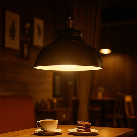 Masterled Deckenleuchte E27 Schwarz Weiß Kupfer Flara Pendelleuchte