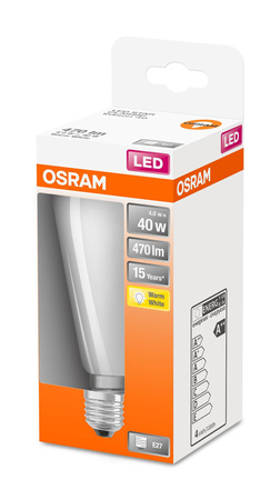 LED-Lampe ST64 E27 4W = 40W 470lm 2700K Warm 300° Retrofit Glühfaden CLASSIC Osram