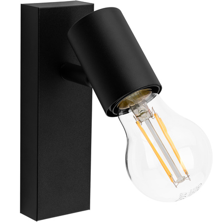 LED Spot E27 GLASA Schwarz Lumiled Wandleuchte