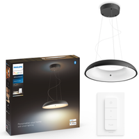 AMAZE Schwarz 25W CCT RGB PHILIPS HUE Bluetooth Zigbee Pendel-Deckenleuchte + Dimmschalter