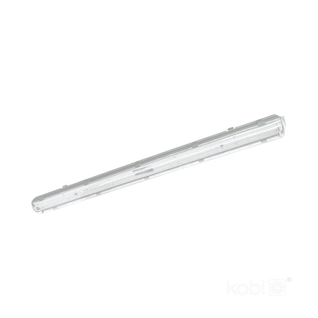 Hermetische LED-Leuchte G13 IP65 Grau Hermic Kobi