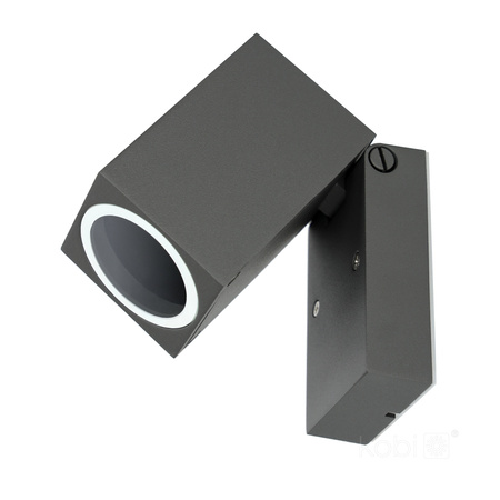 LED-Gartenleuchte QUAZAR 15 GU10 IP44 KOBI ALUMINIUM GRAU