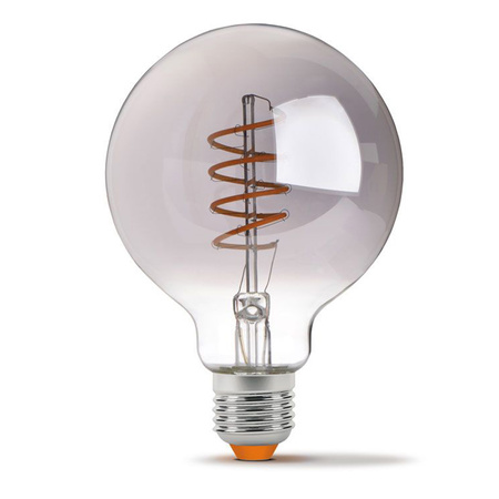 E27 G95 LED Lampen 4W 100lm 1800K Warm Graphit Filament Dimmbar 360° VIDEOX