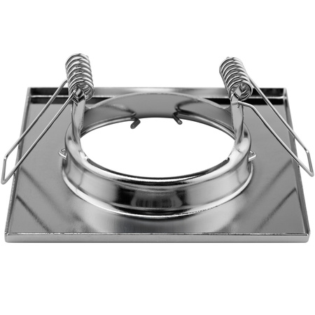 Halogen-Einbauleuchte Fixed Square PAVO Chromblech MR16 GU10 LUMILED