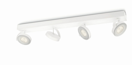 LED Deckenleuchte 4x 4.5W 2700K Dimmbar CLOCKWORK Moving White PHILIPS