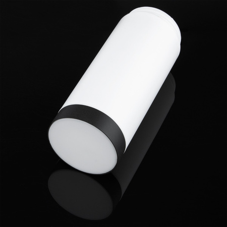 Außengartenlampe E27 BLACK POST 65 cm mit Bewegungs- und Dämmerungssensor