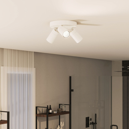 Reflektor-Deckenleuchte 3x GU10 IP44 Weiß Kosipo Philips