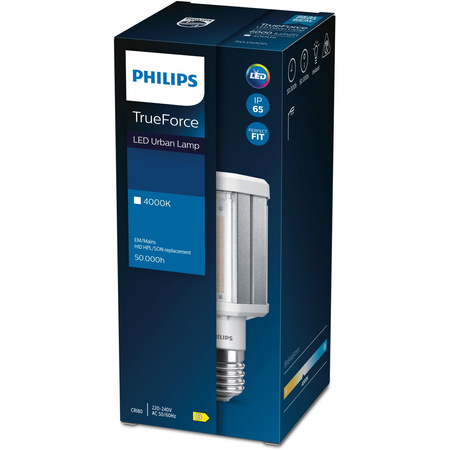 LED-Lampe E27 28W 4000lm 4000K Neutral IP65 für Straßenlampen EM/AC MASTER HLP SON Philips
