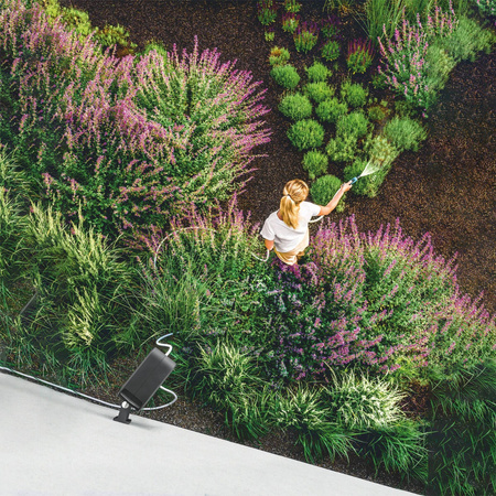 Automatischer Gartenschlauchaufroller mit 20m Schlauchenden + Sprinklerset ERGO CELLFAST