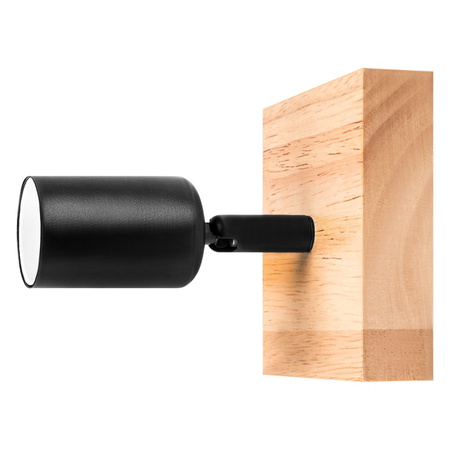 Spot E27 Wandlampe Spotlight Moving Black Brown Eos Masterled