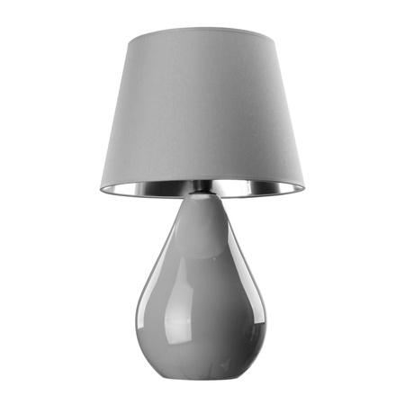 LACRIMA GRAY Schreibtisch Nachttischlampe Graphit Elegant E27 5455 TK Lighting