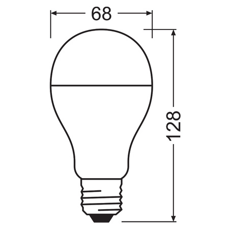 LED Lampen E27 A68 19W = 150W 2452lm 4000K Neutral 200° LEDVANCE